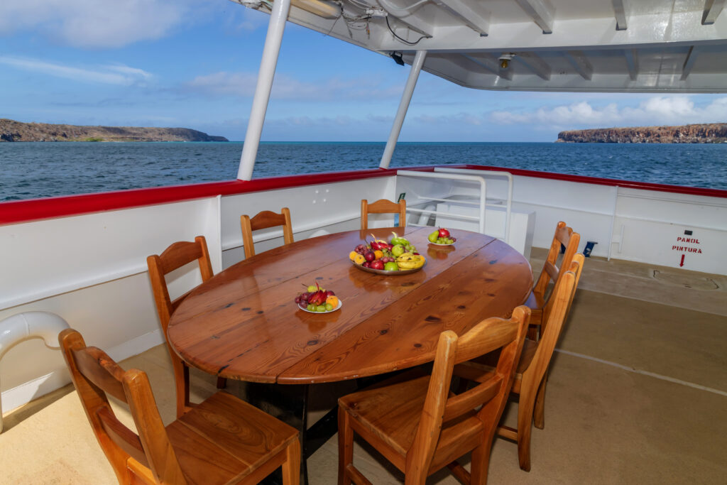 Outdoor dining - Cachalote Explorer