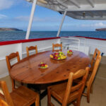 Outdoor dining - Cachalote Explorer