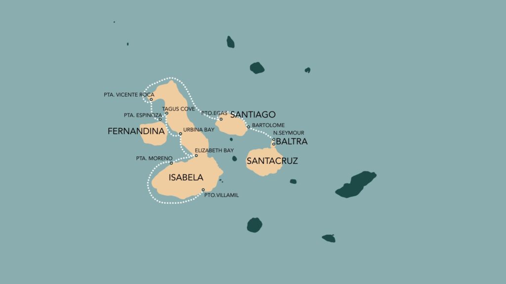 CACHALOTE EXPLORER ISABELA ITINERARY