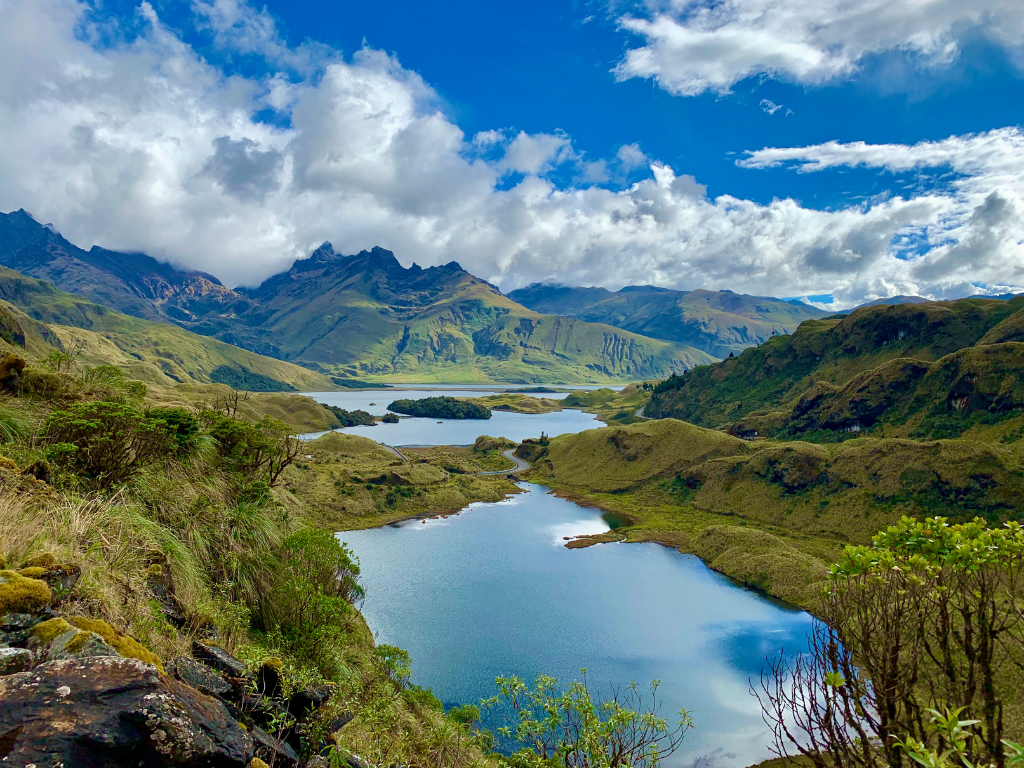Mountain scene in Mainland Ecuador
